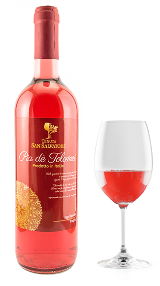 bottiglia vino rosato